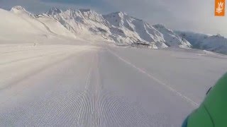 Pisten am Stubaier Gletscher 1 Eisjochferner und 1b Eisjochzunge [upl. by Finbar]