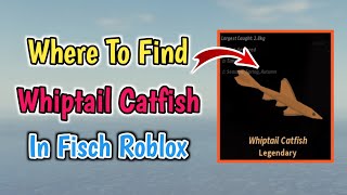 Where To Find Whiptail Catfish In Fisch Roblox  Whiptail Catfish Location [upl. by Nauqes334]