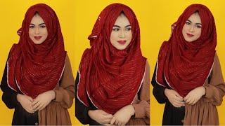 Hijab Tutorial with Dupatta Orna  MUNA [upl. by Yuma660]