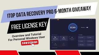 iTop Data Recovery Pro 6Month Giveaway Never Lose Your Data Again [upl. by Katlin]