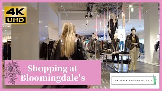 Shopping at Bloomingdales Walk around NY 2022 4K [upl. by Ishii731]