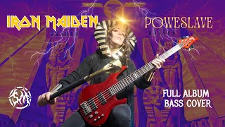 IRON MAIDEN  POWERSLAVE POWERSLAVE FULL ALBUM BASS COVER 78 ONE TAKE [upl. by Nanda427]