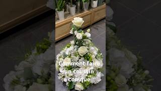 Comment faire un coussin de fleurs deuil [upl. by Poland]