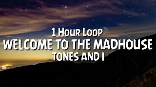 TONES AND I  WELCOME TO THE MADHOUSE 1 Hour Loop [upl. by Eitsrik558]