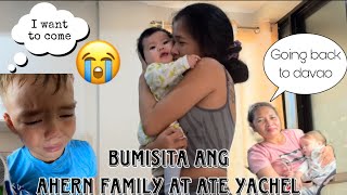 BUMISITA ANG AHERN FAMILY NALUNGKOT SI WILLIAM UMUWI NA SILA 😭 Life in Pinas [upl. by Tamberg966]