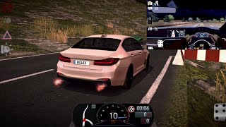 BMW M5 CS COMPETITION  Modifications Exhaust sound and Top speed [upl. by Laikeze220]