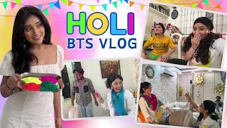 Holi BTS Vlog  Ft The Paayal Jain amp Tena Jaiin  Paayal Vlogs [upl. by Aroel]