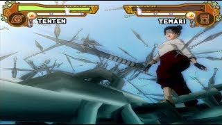 Tenten Vs Temari  Naruto Shippuden Ultimate Ninja 5 [upl. by Liana]