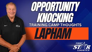 Dave Lapham Bengals Training Camp Thoughts  Opportunity Knocking When Others Miss Practice [upl. by Vano]