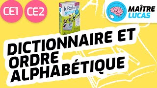 Utiliser le dictionnaire  ordre alphabétique CE1  CE2  Français  Cycle 2  Vocabulaire [upl. by Ginevra]