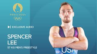 Spencer Lee After Semifinal Win  2024 Olympic Games  Mixed Zone Audio [upl. by Nylicaj]