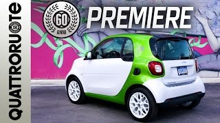 Nuova Smart elettrica il test drive di Quattroruote  Exclusive Premiere [upl. by Eicnan]