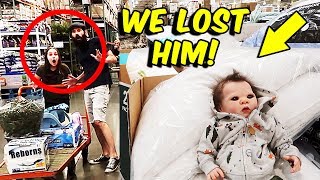 Shopping with Reborn Baby Doll at Costco with Reactions [upl. by Dorie923]