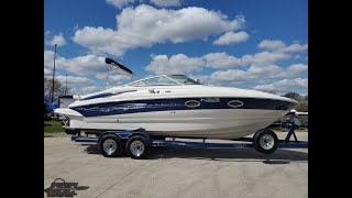 2006 Crownline 255 CCR spacious cuddy cabin with low hours listed for sale  GrandSportCentercom [upl. by Ahsil]