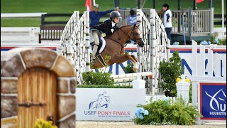 Pepsi amp Carsyn Korotkin 2023 USEF Pony Finals 3rd 113🥉 Over fences 12th US 5th overall [upl. by Kenlay]