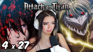 Retrospective ATTACK ON TITAN  Reaction 4x27 [upl. by Libbna]