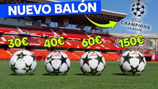 Un BALÓN DE 30€ es MEJOR que uno DE 150€  COMPARATIVA BALONES ADIDAS CHAMPIONS LEAGUE 2425 [upl. by Serilda504]