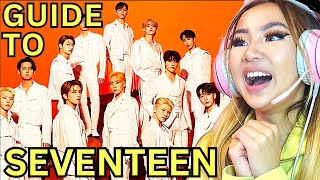 🥕 BABY CARAT REACTS TO GUIDE TO SEVENTEEN by Caratline17 💙💗 [upl. by Ybocaj]