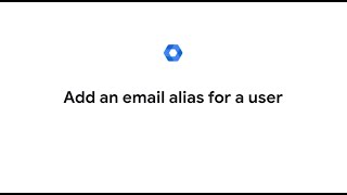 Add an email alias for a user [upl. by Anilejna]