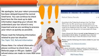 IRS STATUS  What Do The IRS REFUND SCREENS MEAN amp TIMING OUTLOOK   IS MOVING EASY TAX UPDATE [upl. by Ueihttam953]