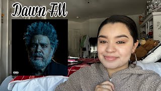 Dawn FM  The Weeknd FULL ALBUM REACTION  Dariana Rosales [upl. by Anaele426]