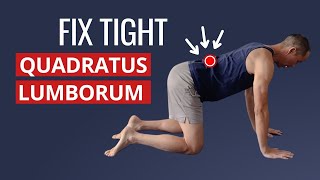 How to Fix a Tight amp Painful QUADRATUS LUMBORUM Stretching Isnt It [upl. by Eibrad93]