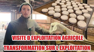 VISITE EXPLOITATION CHEVRE LAITIERE  DE LA TRAITE A LA TRANSFORMATION DE FROMAGE [upl. by Adeuga]