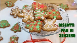 BISCOTTI PAN DI ZENZERO🎁  Ricetta facile e veloce  easy recipe gingerbread cookies [upl. by Chui]