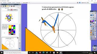 Costruzione geometrica del dodecagono data la circonferenza [upl. by Aronoff]