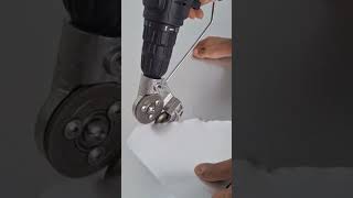 adaptor bor potong seng renosteel shopee shortvideo borcordless plate [upl. by Saidee]