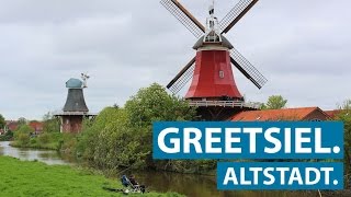 Greetsiel Historischer Ortskern Hafen und Zwillingsmühlen  Ferienratgeber Nordsee Clip [upl. by Eniruam948]