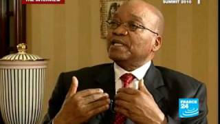 FRANCE 24 The Interview  Jacob Zuma South African president [upl. by Htnicayh]