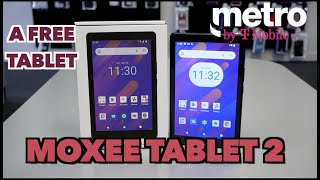 Moxee Tablet 2 unboxing and review A free tablet from metro by tmobile [upl. by Nelrah]