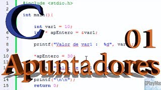 Programación en C  APUNTADORES  Parte 1 [upl. by Afatsum]