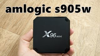 Tv box X96 mini на Amlogic S905W обзор и сравнение с приставками на RK3328 [upl. by Aysa814]