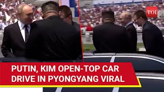 Putins OpenTop Car Drive With Kim Goes Viral Key Deals Signed In Rare Visit To North Korea [upl. by Eyram]