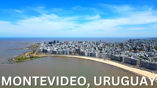 MONTEVIDEO URUGUAY DRONE 4K [upl. by Elyrrad82]