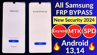 Samsung Frp Bypass 2024Android 1314 New Security 2024Frp Lock Removal Samsung  Bypass Frp [upl. by Gnay]