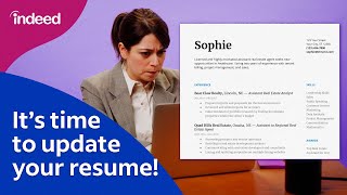 5 Quick Tips to Update Your Resume in 2024  Indeeds Top Career Tips [upl. by Oringa]