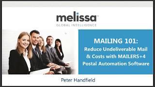 MAILING 101 Reduce UAA Mail amp Costs with Postal Automation Software [upl. by Nerin211]