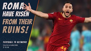 A Piece Roman History Narrated by Peter Drury  Roma vs Barcelona The Comeback [upl. by Reld938]