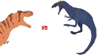 BDF Zhuchengtyrannus vs Alectrosaurus DC2 [upl. by Netneuq613]