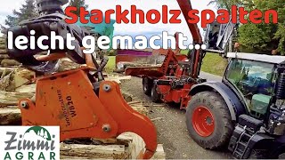 Holzspalter Westtech W820Fendt 936Eschlböck 84Zimmi Agrar [upl. by Garald]