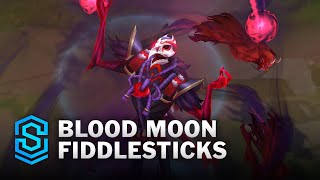 Blood Moon Fiddlesticks Skin Spotlight  PreRelease  PBE Preview  League of Legends [upl. by Ocramed]