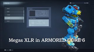 Megas XLR on ARMORED CORE 6  chicks dig giant robots [upl. by Artinad]