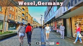 WeselGermany walking tour in Wesel a beautiful elegant city 4k HDR [upl. by Ailaroc958]