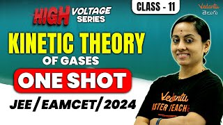 Kinetic Theory of Gases Class 11 One Shot  Physics Chapter 13  Vedantu Telugu  JEEEAMCET 2024 [upl. by Dermot]