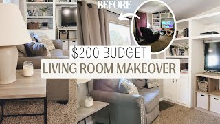 Extreme living room makeover on a budget  Budget friendly decor ideas Mobile home makeover [upl. by Jarek]