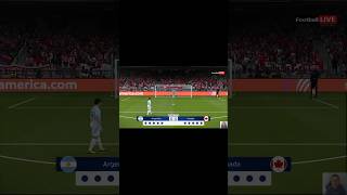 Efootball 24  Argentine vs Canada  penalty shootout efootball24 pes2021 [upl. by Enyaw]