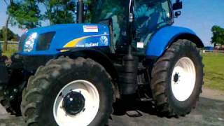 Agrohandel Kutno New Holland T6080 Power Command Akpil [upl. by Nwahsak]